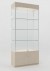 Витрина стеклянная на каркасе из алюминиевого профиля ВК2 (Комбо)